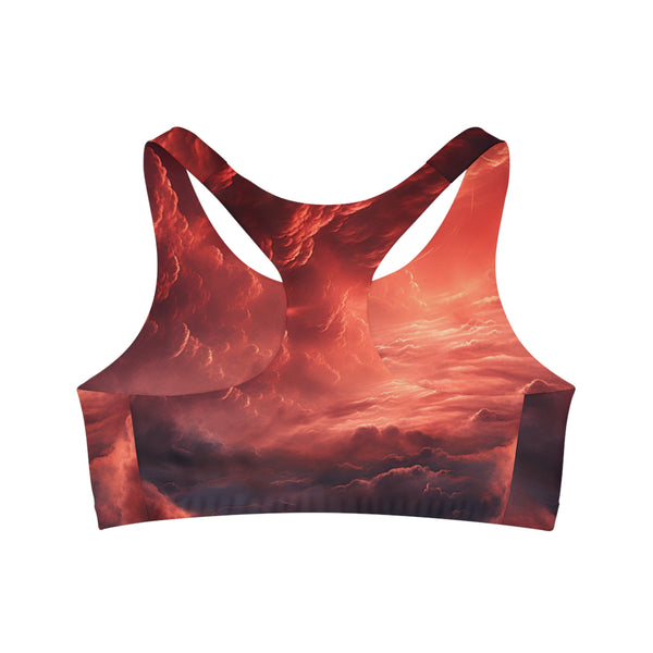 Womens Seamless Sports Bra (AOP)