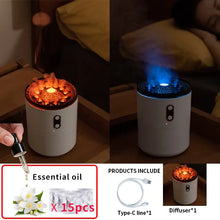 Diffuser Humidifier with Smoke Ring Night Lamp