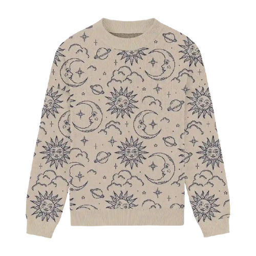 Premium Knitwear | Sand Moon Stars | Autumn & Winter