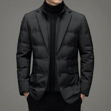 Men's Winter Two-piece Warm Blazer Coat