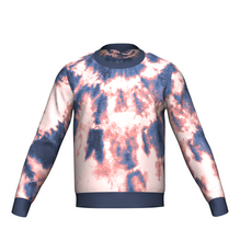 Premium Knitwear | Pink Blue Washed Print | Autumn & Winter